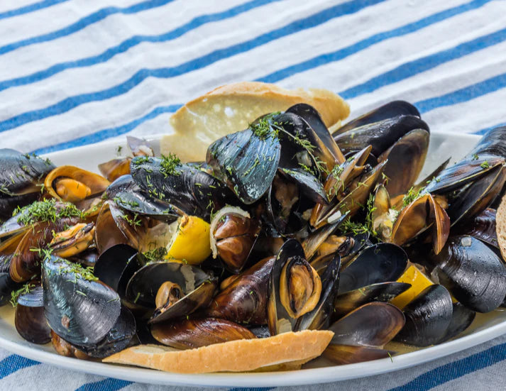 Fresh Frozen Mussels | High-Protein, Low-Fat Seafood • Delicious Taste