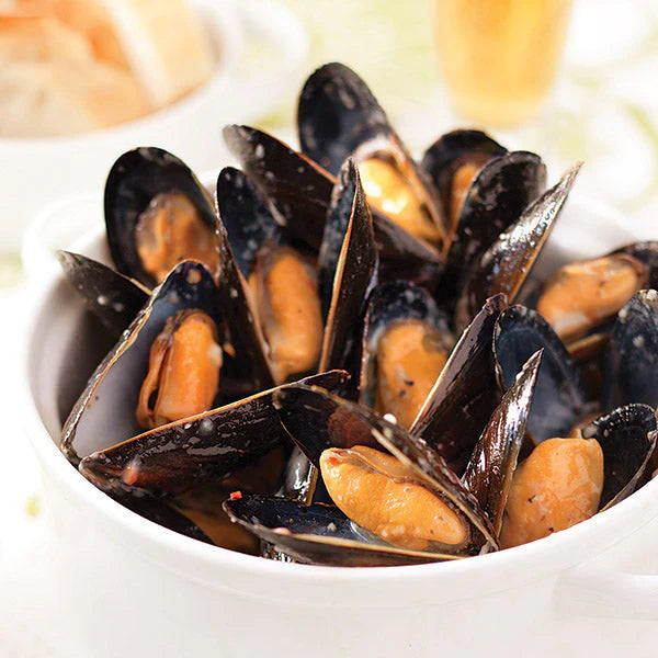 Fresh Frozen Mussels | High-Protein, Low-Fat Seafood • Delicious Taste